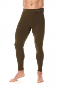 Termo kelnės Spodnie termiczne Brubeck THERMO khaki LE12760 Tactical underwear
