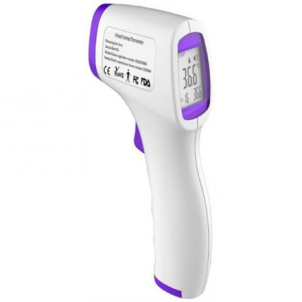 Termometras MOREL EQUIPMENTS Non-Contact Infrared Forehead Thermometer HG01 Memory function, White Body thermometers