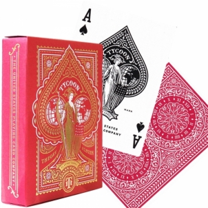 Theory11 Tycoon kortos (Raudonos) Kārtis, pokera čipi un komplekti