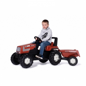 Traktorius Rolly Toys su pedalais ir priekaba Farmtrac Fiat Centenario