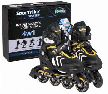 Transformuojami riedučiai - Sport Trike, 39-43, geltonas Roller skates