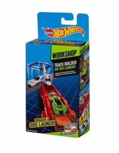 Hot Wheels mašinėlių paleidėjas Mattel BGX69 / BGX66 Track Builder Hw Workshop Automobilių lenktynių trasos vaikams