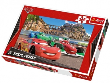 Dėlionė Disney Cars Porto-Korse TREFL Puzzle 13117 - 260 dalių
