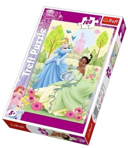 TREFL 16180 Puzzle Princesės 100 detalės Atjautības kids