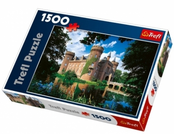 Dėlionė TREFL 26074 Puzzle Moyland pilis Šiaurės Rhine Vokietijoje 1500 det.