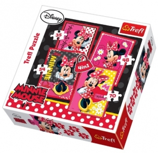 TREFL 34119 Puzzle Disney Mickey Mouse (35 + 70 + 48 + 54 elementų)