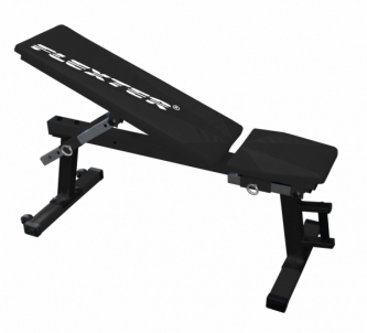 Treniruočių suoliukas SANRO OPTIMAL, juodas Exercise benches and racks