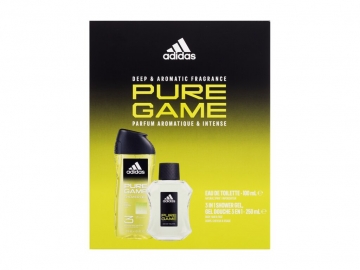 Tualetes ūdens Adidas Pure Game EDT 100ml (Rinkinys) Vīriešu smaržas
