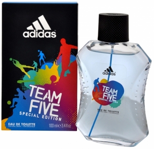 Tualetinis vanduo Adidas Team Five EDT 100ml Kvepalai vyrams
