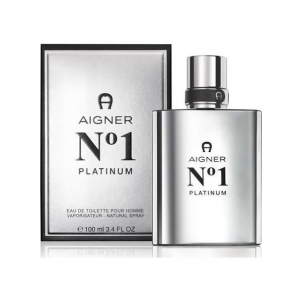 Tualetes ūdens Aigner No. 1 Platinum EDT 100 ml Vīriešu smaržas
