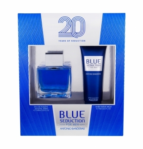 Tualetes ūdens Antonio Banderas Blue Seduction For Men Eau de Toilette 100ml (Rinkinys 3) Vīriešu smaržas