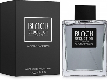 Antonio Banderas Seduction in Black EDT 200ml Perfumes for men