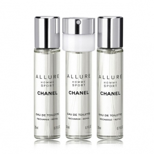 Chanel Allure Sport EDT 3x20ml (Refills) Perfumes for men