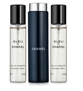 Tualetinis vanduo Chanel Bleu De Chanel Eau de Toilette Spray (3 x 20 ml) 