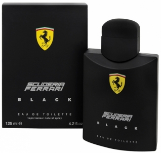 Tualetinis vanduo Ferrari Scuderia Black EDT 200 ml Kvepalai vyrams