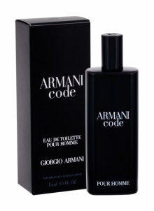 Tualetinis vanduo Giorgio Armani Armani Code Pour Homme Eau de Toilette 15ml Kvepalai vyrams