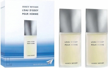 Tualetinis vanduo Issey Miyake L`Eau D`Issey Pour Homme 2 x EDT 40 ml Kvepalų ir kosmetikos rinkiniai