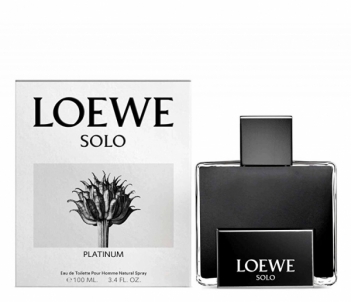 Tualetes ūdens Loewe Solo Loewe Platinum EDT 100 ml