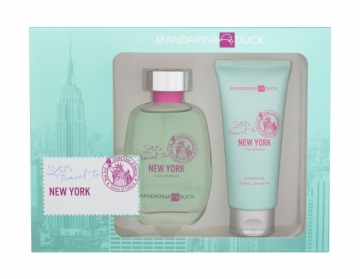 Perfumed water Mandarina Duck Let´s Travel To New York Eau de Toilette 100ml (Set) Perfume for women