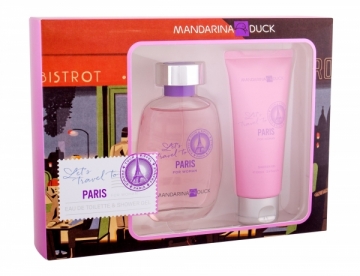 Tualetes ūdens Mandarina Duck Let´s Travel To Paris Eau de Toilette 100ml (Rinkinys) Sieviešu smaržas
