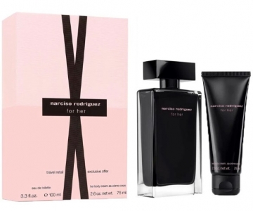 Perfumed water Narciso Rodriguez For Her EDT 100 ml (Set 2) Kvepalų ir kosmetikos rinkiniai
