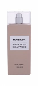 Tualetinis vanduo Notebook Fragrances Patchouly & Cedar Wood EDT 100ml Kvepalai vyrams
