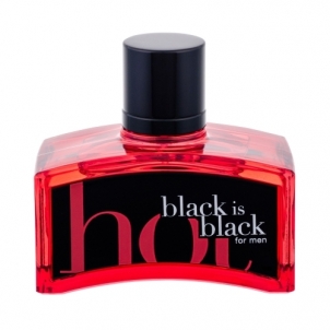 Tualetes ūdens Nuparfums Black is Black Hot Black EDT 100ml Vīriešu smaržas
