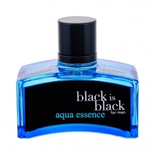 Tualetes ūdens Nuparfums Black is Black Aqua Essence EDT 100ml Vīriešu smaržas