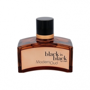 Tualetes ūdens Nuparfums Black is Black Modern Oud EDT 100ml Vīriešu smaržas