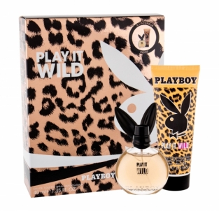 Tualetinis vanduo Playboy Play It Wild For Her Eau de Toilette 40ml (Rinkinys 3) Kvepalai moterims