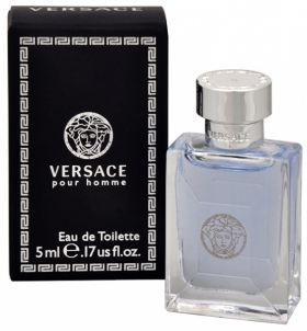 Tualetes ūdens Versace Pour Homme EDT 5ml Vīriešu smaržas