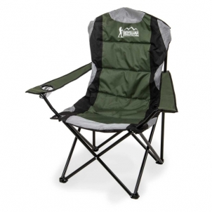 Turistinė sulankstoma kėdė - ROYOKAMP LUX, 60x60x105, žalia Tūrisma mēbeles