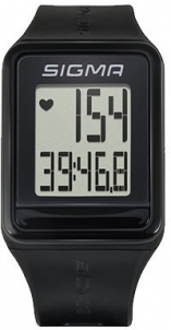 Unisex laikrodis Sigma Pulsmetr iD.GO černý 24500