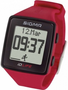 Unisex laikrodis Sigma Pulsmetr iD.Life červený 24620 Unisex pulksteņi