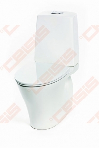 Toilet IDO Glow Rimfree, with slow rectractable cover