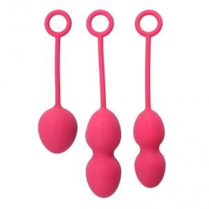 Vaginaliniai kamuoliukai SVAKOM Nova kegel balls (Rožiniai) Vaginaliniai bumbiņas