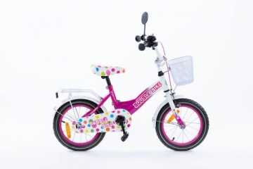 Vaikiškas dviratis - TomaBike Bubble, 14 colių, rožinis