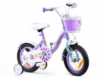 Vaikiškas dviratis Royal Baby Girls Chipmunk MM 12, violetinis Dviračiai, triračiai vaikams