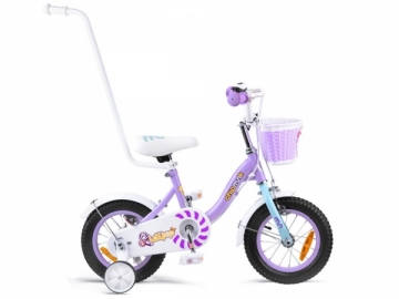 Vaikiškas dviratis "Royal Baby Girls Chipmunk MM 12", violetinis