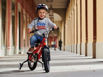 Vaikiškas dviratis Royal Baby Space no.1 16, oranžinis