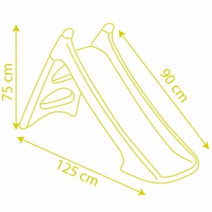 Vaikiška čiuožykla - Smoby XS, 90 cm, geltona