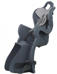 Vaikiška kėdutė Bellelli B-One Luxe ant bagažinės dark grey Baby high chairs for bicycles
