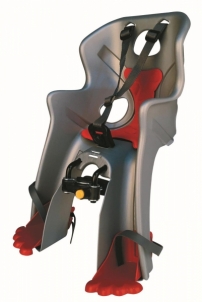 Vaikiška kėdutė Bellelli Rabbit B-fix priekinė silver Детские стулья для велосипедов
