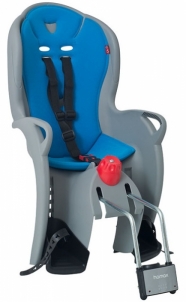 Vaikiška kėdutė Hamax Sleepy prie rėmo grey/light blue Детские стулья для велосипедов