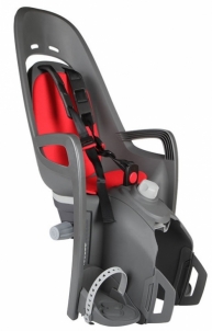 Vaikiška kėdutė Hamax Zenith Relax ant bagažinės grey/red atlenkiama Baby high chairs for bicycles