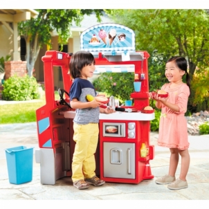 Vaikiška parduotuvė su virtuve | Food Truck 2in1 | Little Tikes
