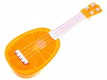 Vaikiška ukulėlė Apelsinas Muzikālā rotaļlietas
