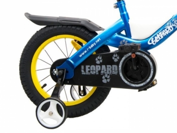 Vaikiškas dviratis su papildomais ratais ROYALBABY "Leopard14"