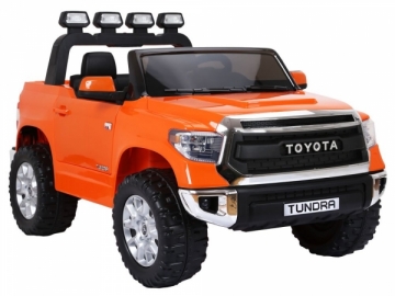 Vaikiškas dvivietis visureigis „Toyota Tundra, oranžinis