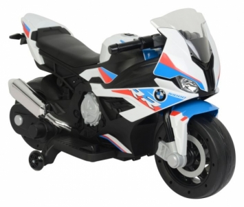 Vaikiškas elektrinis motociklas - BMW S1000RR, baltas 